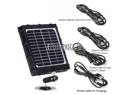Universal solar power supply BL8000 for trail camera