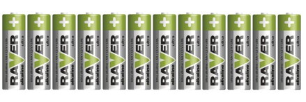 AA batteries for trail camera, 12-piece set