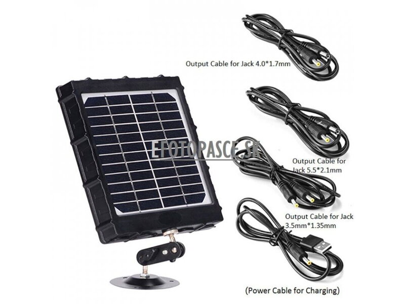 Universal solar power supply BL8000 for trail camera Universal solar power supply BL8000 for trail camera