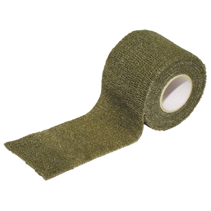 Green adhesive tape – camouflage for trail camera